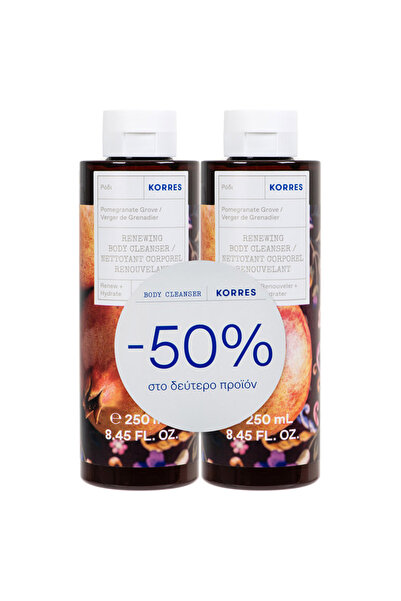 korres Αφρόλουτρο Ρόδι 2x250ml