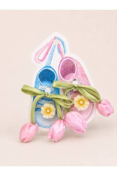 Ugly Duck Tulip+Flower Shoe Laces Charmi - Pink Std Pink
