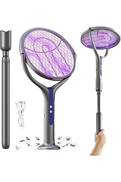 ZeeSquare Electric Mosquito Killer Racket – USB Charging Bug Zapper Bat with ...
