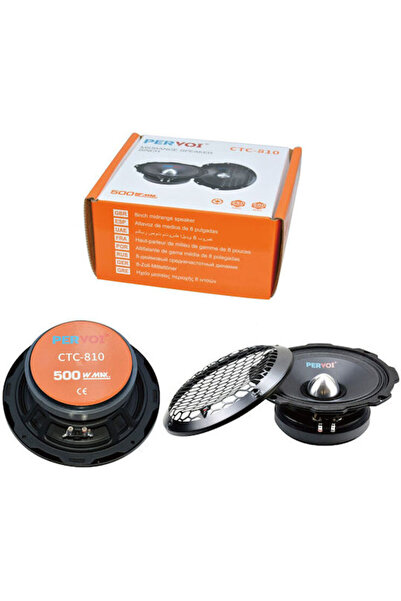 PERVOİ Ηχείο αυτοκινήτου CTC-810 8 ιντσών με 250W RMS (Μεσαίων συχνοτήτων)