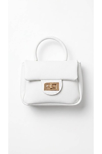 CELESTIAL COLLECTION White Adjustable Strap Lacost Leather and Lined Hand and...