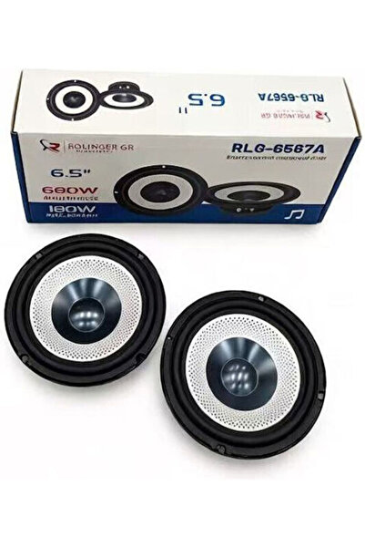 Other 6567A Σετ Ηχείων Αυτοκινήτου 6.5 " με 180W RMS 2 Δρόμων Κωδικός: RLG-6567A