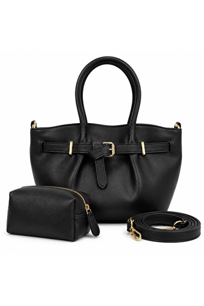 ÇANTAM GELSİN 2-Piece Hand and Shoulder Bag with Puppy Bag
