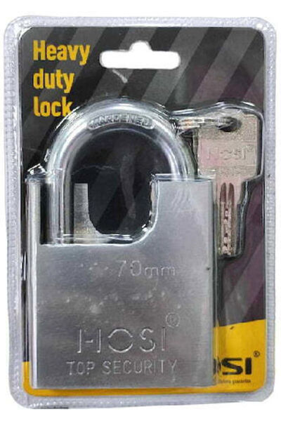 OEM Hosi Ατσάλινο Λουκέτο Ορειχάλκινο με Κλειδί 70mm 1 τεμάχιο Κωδικός: fl-80359