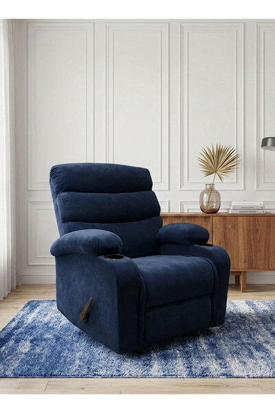 Medical Sleep Diamond | Rocking Relaxing Recliner Chair with Bed Mode - Navy ...
