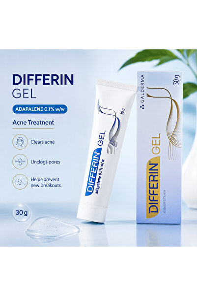 GALDERMA Differin 0.1% Adapalene Gel For Acne 30g