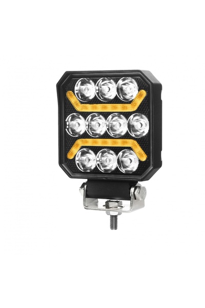 Flexzon Προβολέας LED SLIM 10-30 Βολτ Υψηλής Ισχύος 15W Λευκό / Πορτοκαλί 101...