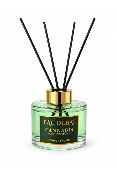 Eau Dubai Difuzor de parfum pentru cameră, Cannabis, Difuzor cu bețișoare, 150 ml