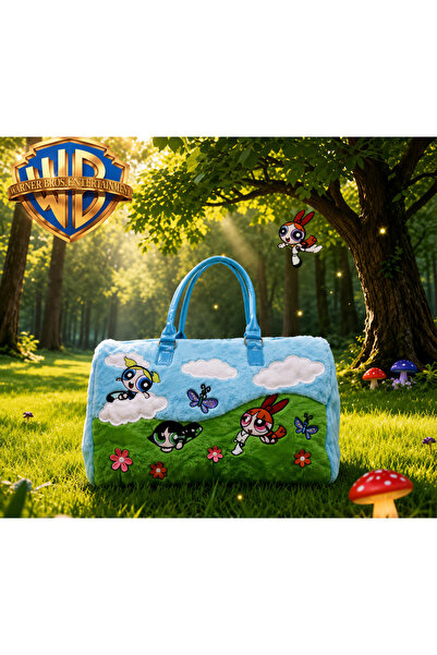 Warner Bros The Powerpuff Girls ™   Blue Plush Bag