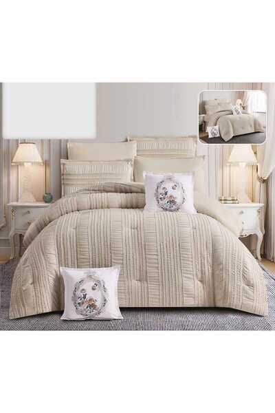 BIET ALMAFROSHAT New 8-Piece Quilt Set with a Quilt Cover and a Bedspread