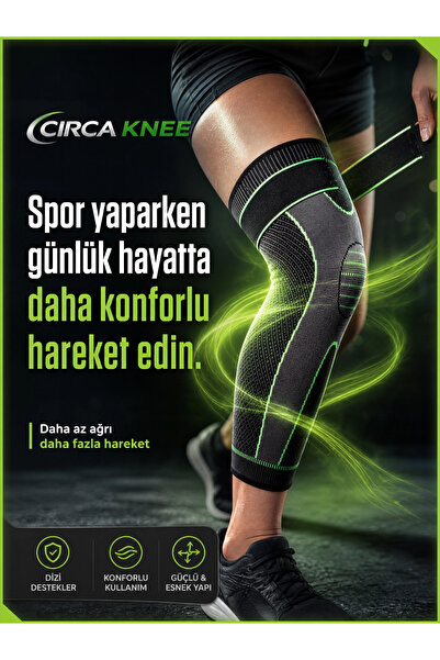 Circa Knee قطعة واحدة من واقي الركبة للتدريب والتمارين الرياضية، مجموعة واقيا...
