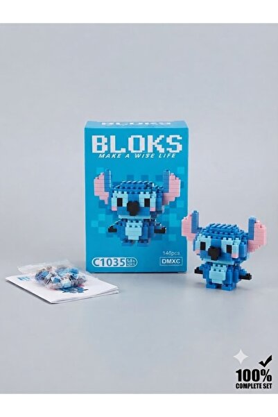 VEROKSA STİTCH Sevilen Karakter Mini Blok Figür Seti (C1035) – Kendi Modelini...