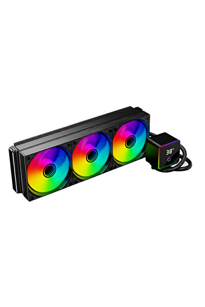 Universal FRISBY FCL-360B LGA1851/LGA1700/AM5/AM4 360 ملم ARGB تبريد سائل أسود