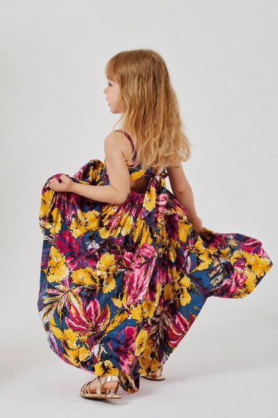 Pinkitokids Colorful Backless Dress