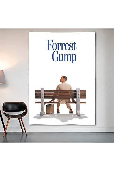 Geek Cultcha Forrest Gump Wall Drape Wall Tapestry First Quality Satin Fabric...