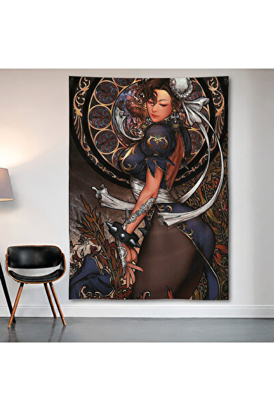 Geek Cultcha Fantasy Warrior Girl Wall Covering Wall Tapestry First Quality S...