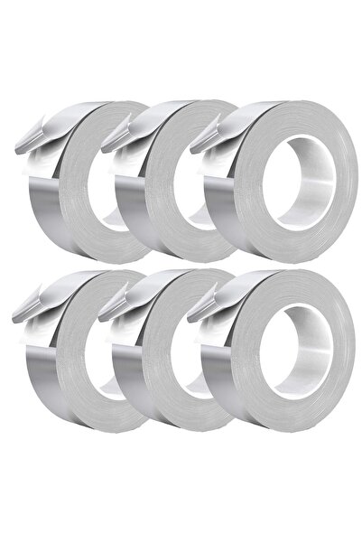 Generic 6 Packs Of Aluminum Foil Tape â€“ 3 Inch Extra Thick HVAC Duct Sealin...