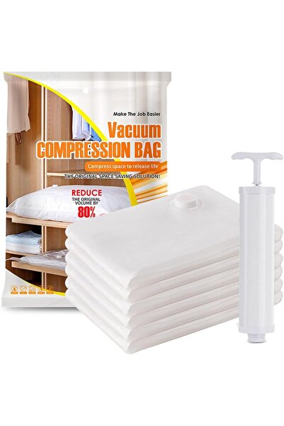 Arabest 6-Pack Vacuum Storage Bags,Space Saver Compression Bags for Comforter...