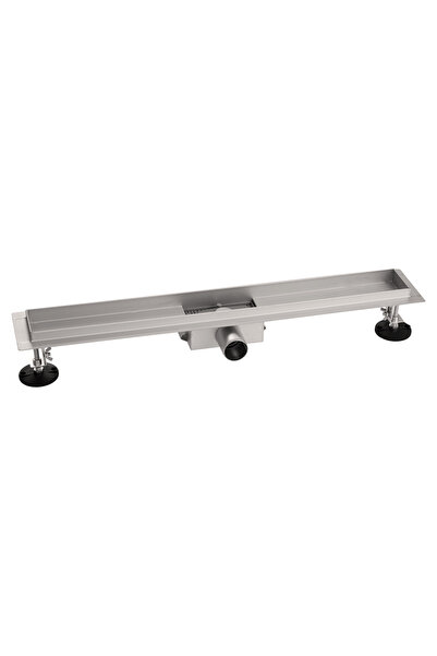 Granitan Sifon de dus liniar 60 cm Argintiu, Design Grec, Otel SS304, Ultra-S...