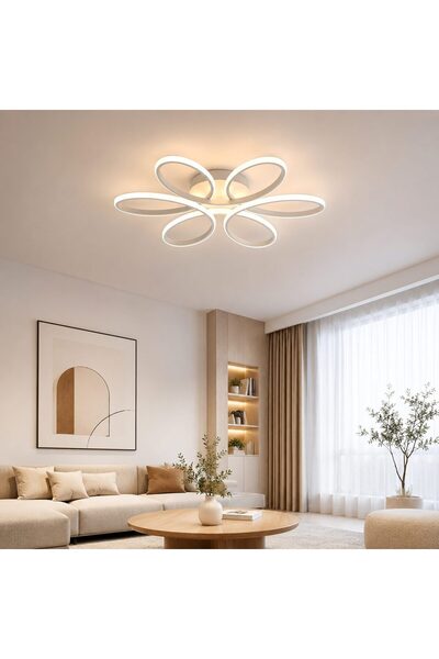Flippy Lustra LED cu telecomanda ELIZA, 63W, lumina Rece/Calda/Neutra, Dimabi...