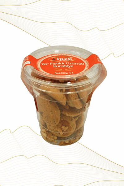 İpek Pişmaniye Yer Fıstıklı Üzümlü Bardak Kurabiye 120 gr