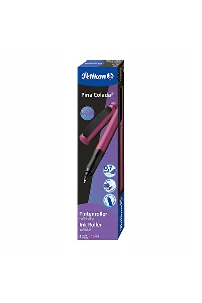 Pelikan Pix stilou Pina Colada Holo, roz, 13cm, design ergonomic, metalic