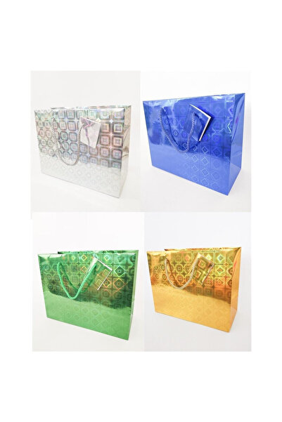 OEM Geantă decorativă holografică medie Fresh 23x18x10 cm (mix)