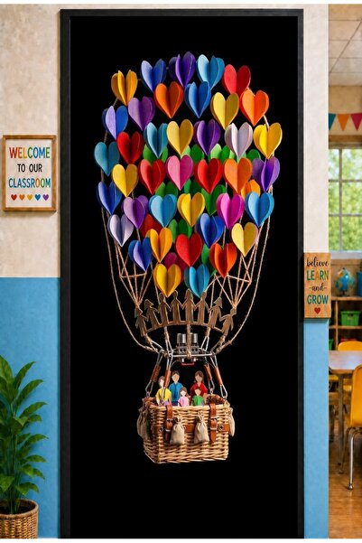 PROMISEBACKDROP2 زينة باب مرنة مقاس 190x75 سم، زينة باب من القماش، بتصميم بال...