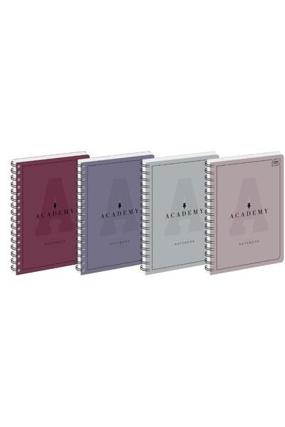 Interdruk Set 5 Caiete Academie, Interdruk, Hartie, Pastel, B5, Multicolor
