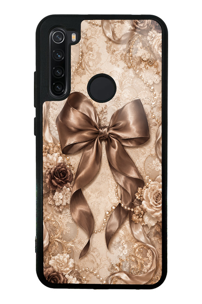 Spoyi Xiaomi Redmi Note 8 Bronze Pearl Tasarımlı Glossy Telefon Kılıfı