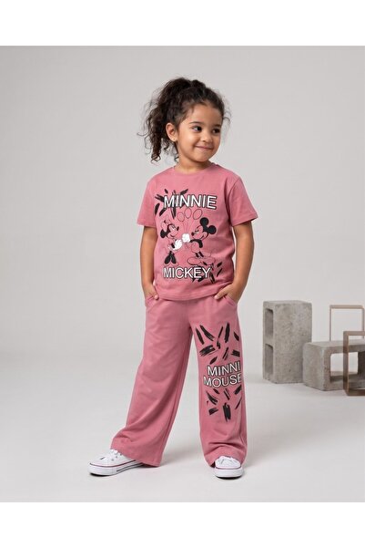 Ege Bebek Girls' Summer Very Thin Mickey and Minnie Printed 8-9-10-11-12 Year...