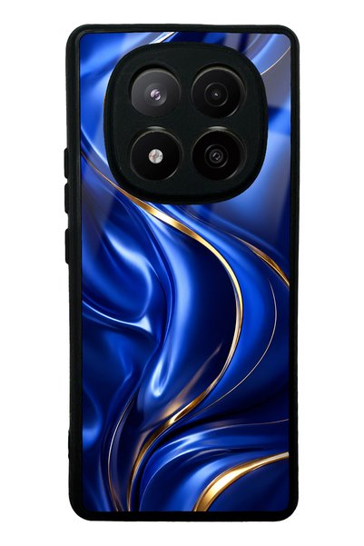 Spoyi Xiaomi Redmi Note 14 Pro Plus Royal Sapphire Flow Design Glossy Phone Case