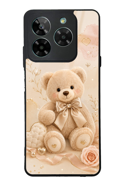 Spoyi حافظة هاتف لامعة بتصميم Gm Era 50 Pearl Teddy