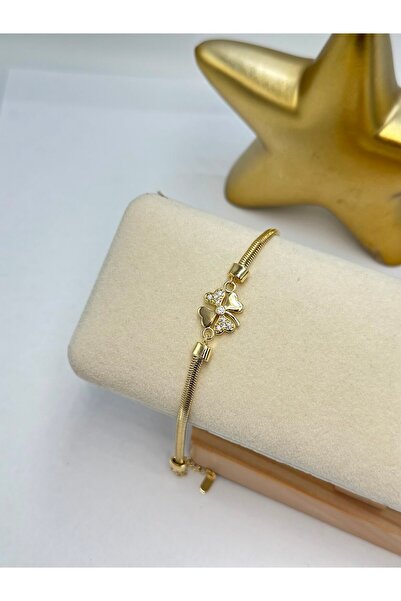 BYYEŞO Clover and Italian Chain Bracelet (Steel)