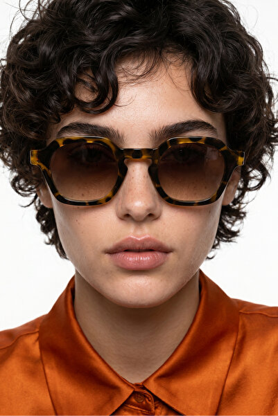 Bilge Karga Valeno Tortoise Brown Gradient Sunglasses