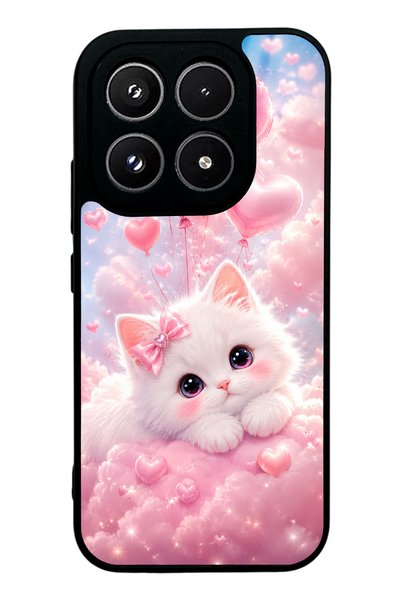 Spoyi حافظة هاتف Xiaomi 17 Cupid Cloud Kitty ذات تصميم لامع