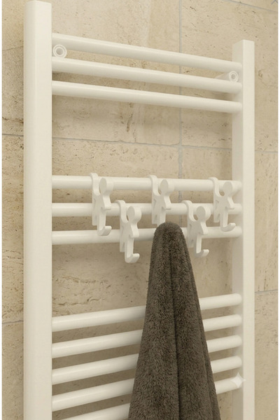 HobiHub Figürlü Radyatör Havlu Askısı Havlupan Havlu Kancası 3lü Set Banyo Pe...