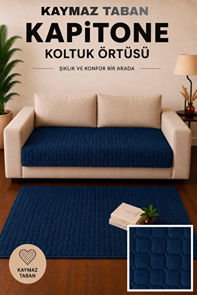vivamia Square Patterned One-Piece Non-Slip Base Quilted Sofa Cover Sofa Bed ...