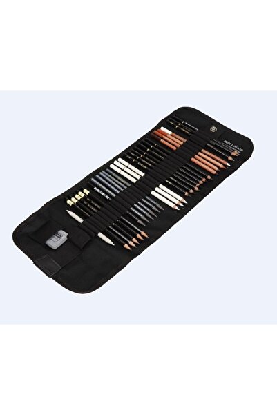OEM Set de desen Koh-I-Noor, creioane grafit si acuarela, carbune, pastele, e...