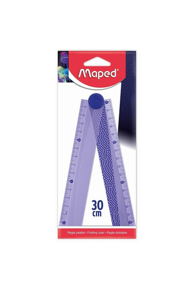 Maped Rigla/linija pliabila Deepsea, 30 cm, compacta, in etui blister, multic...