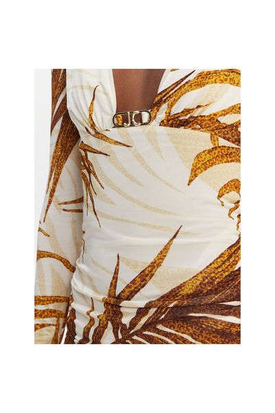 Just Cavalli Rochie de cocktail pentru femei 80PAO957 JS560 Bej
