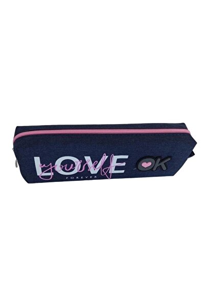 Fresh Penar cu un compartiment, Fresh, "Love Forever", Bleumarin/Roz