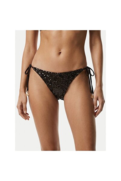 Guess Slip de bikini pentru femei E6GO04KBMV0 Maro