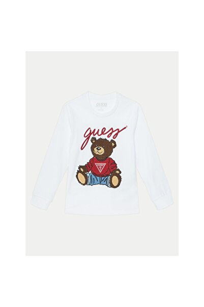 Guess Bluză băieți L5RI32K8HM4 Albă
