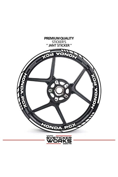 ARONA Honda pcx wheel rim strip and inner rim 16 letter sticker decal model p...