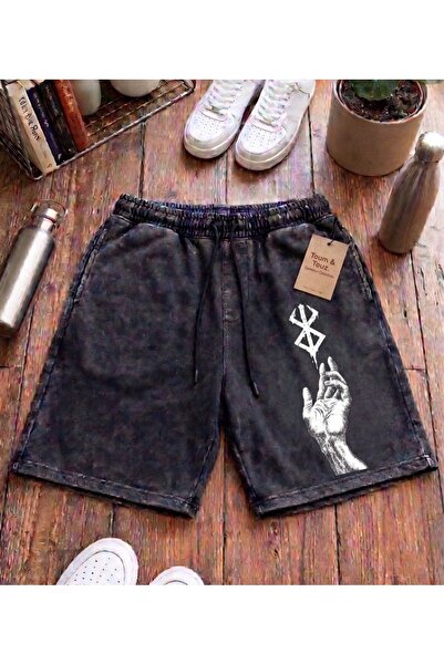 Toum Anime Naruto Oversize Washable Vintage Bermuda Shorts
