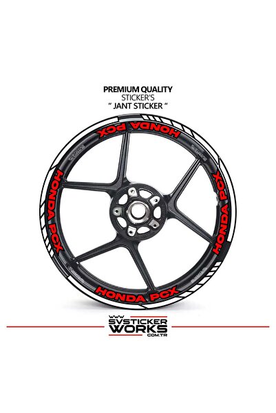 ARONA Honda pcx wheel rim strip and inner rim 16 letter sticker decal model p...