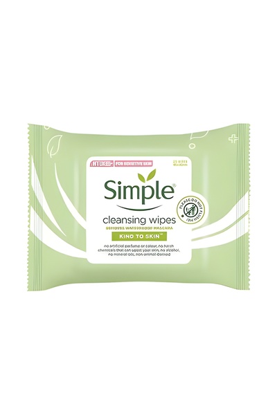 Simple Face Wipes For Sensitive Skin Cleansing Removes Waterproof Mascara 25 ...