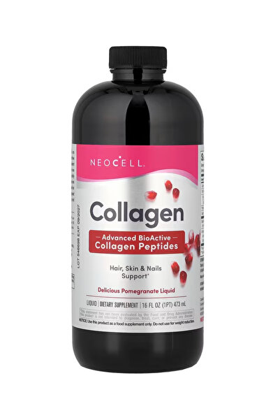 Neocell Liquid Collagen Peptides 16 fl oz Grass Fed Bovine Advanced BioActive...