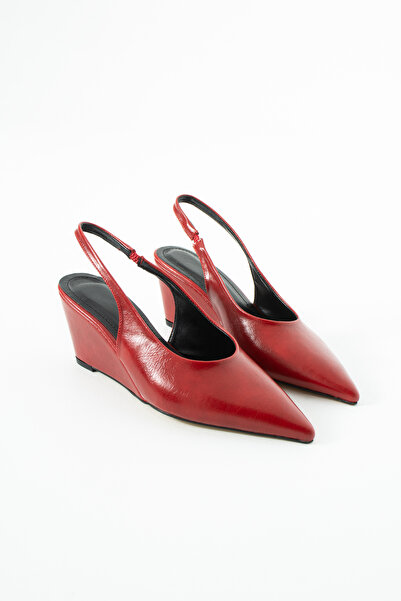 DESPİNA WEDGE Pantofi cu toc cu vârf ascuțit pentru femei, eleganți, cu baret...